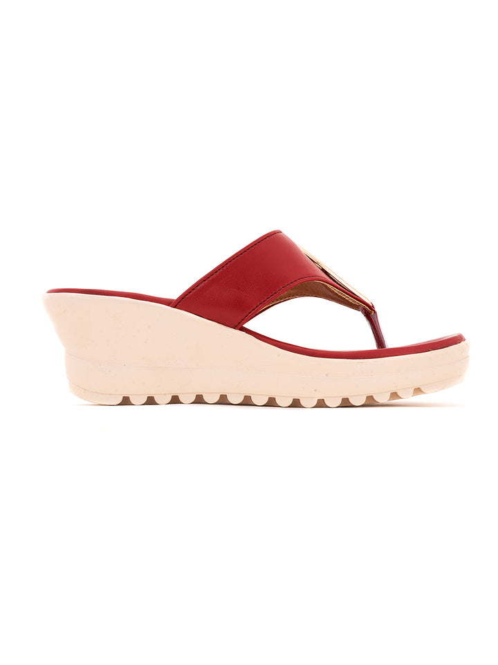 Khadim Wedge Heel Slip On Sandal for Women