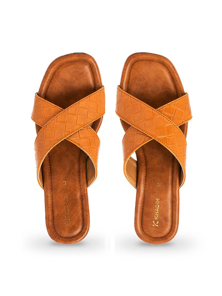 Khadim Flat Mule Slide Sandal for Women