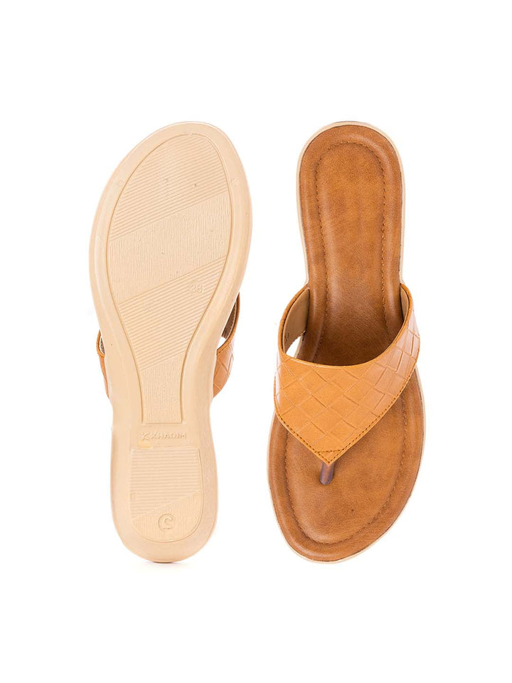 Khadim Wedge Heel Slip On Sandal for Women
