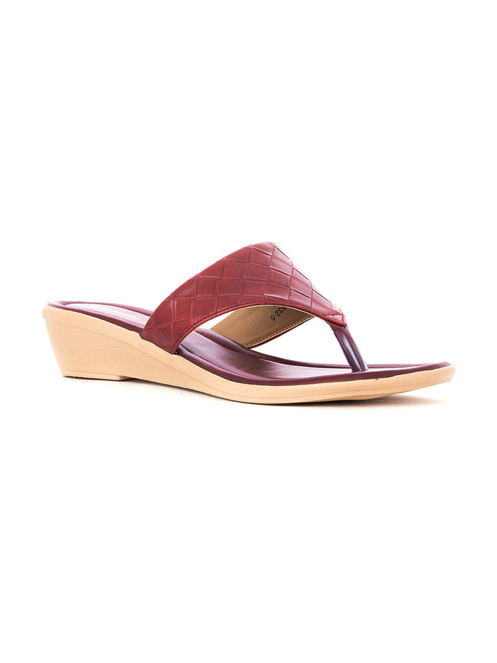 Khadim Wedge Heel Slip On Sandal for Women