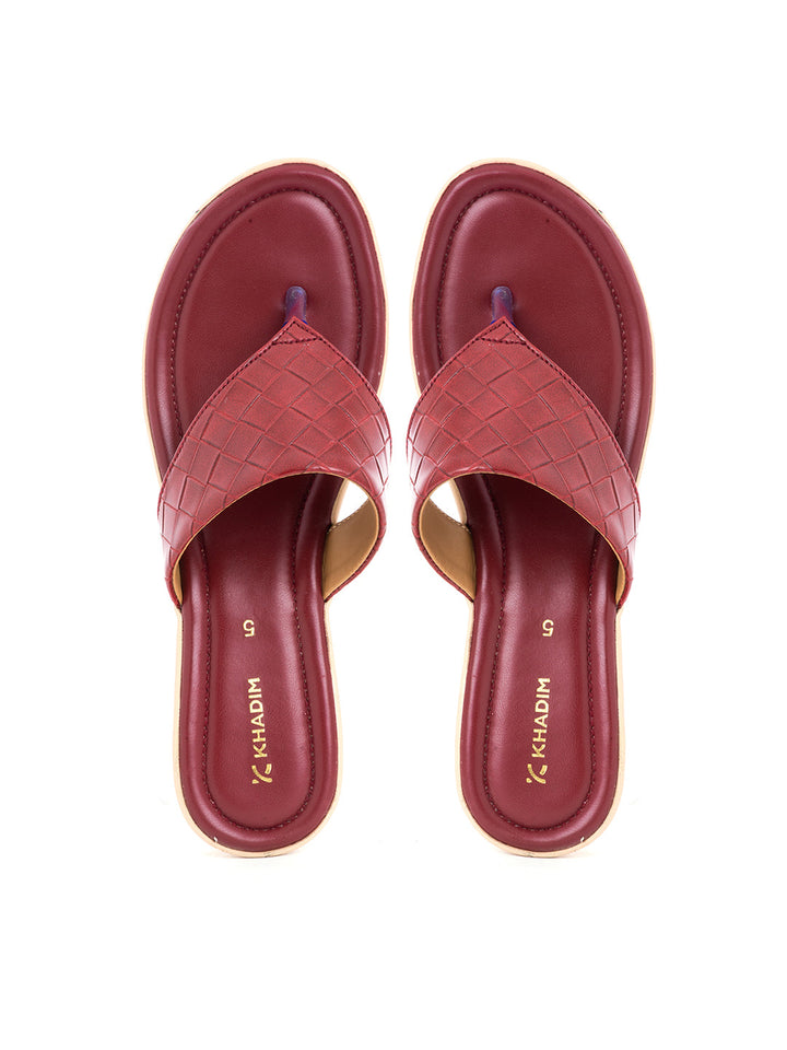 Khadim Wedge Heel Slip On Sandal for Women