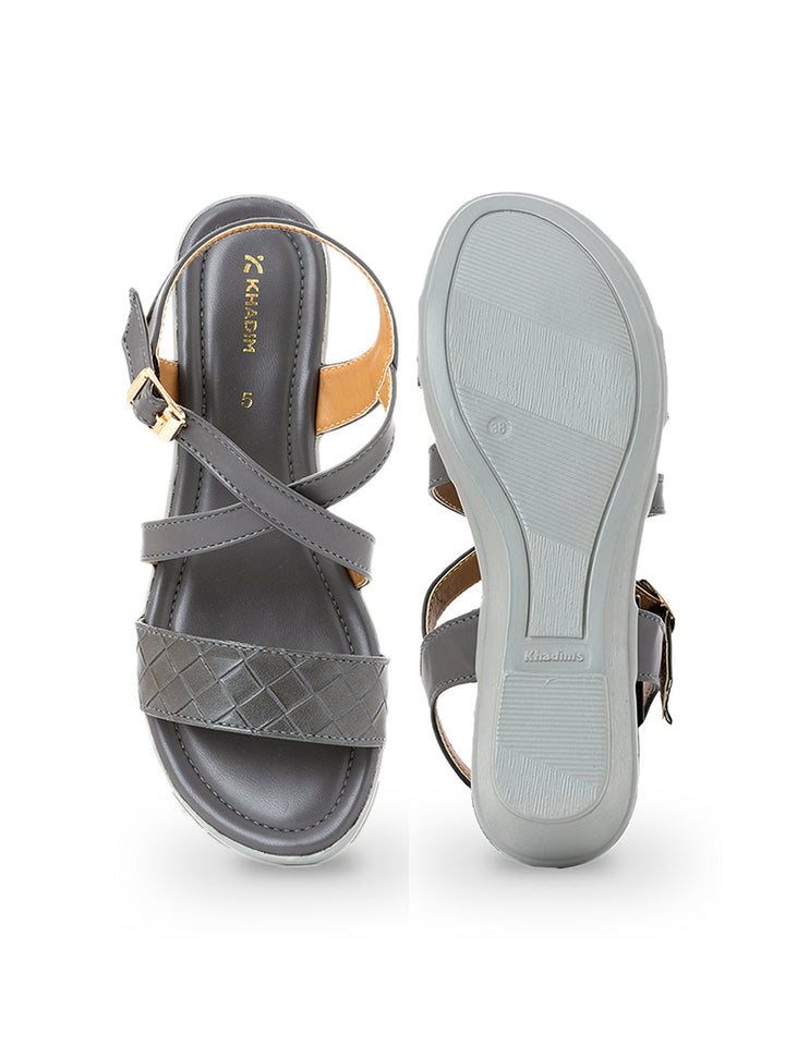 Khadim Wedge Heel Sandal for Women