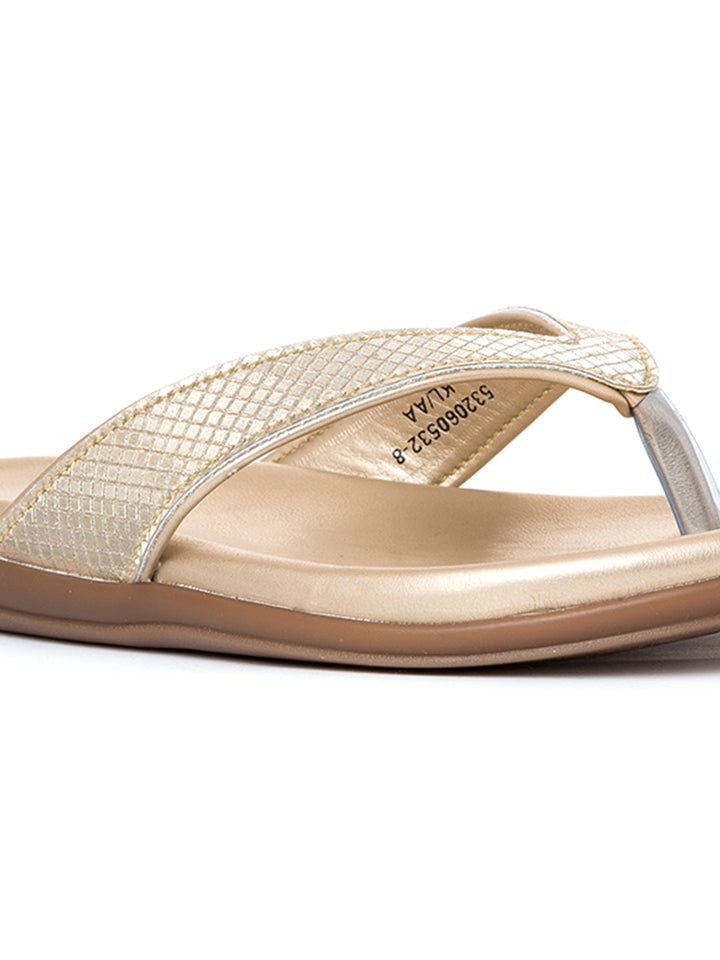 Khadim Flat Slip On Sandal for Women