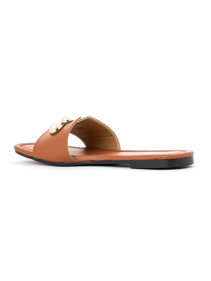 Khadim Cleo Flat Mule Slide Sandal for Women