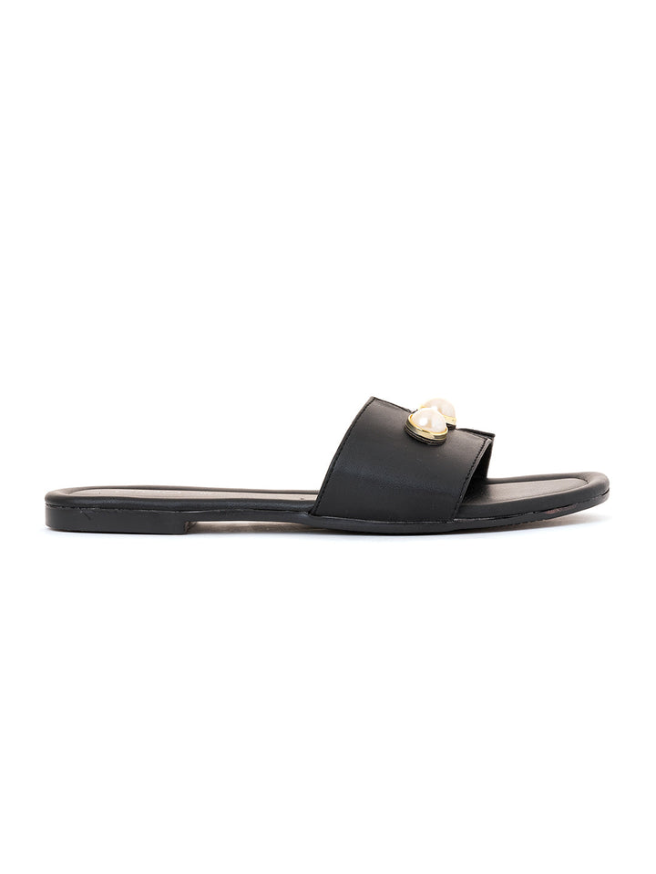 Khadim Cleo Flat Mule Slide Sandal for Women