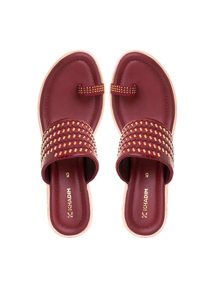 Khadim Wedge Heel Slip On Sandal for Women
