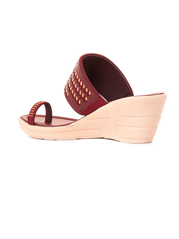 Khadim Wedge Heel Slip On Sandal for Women