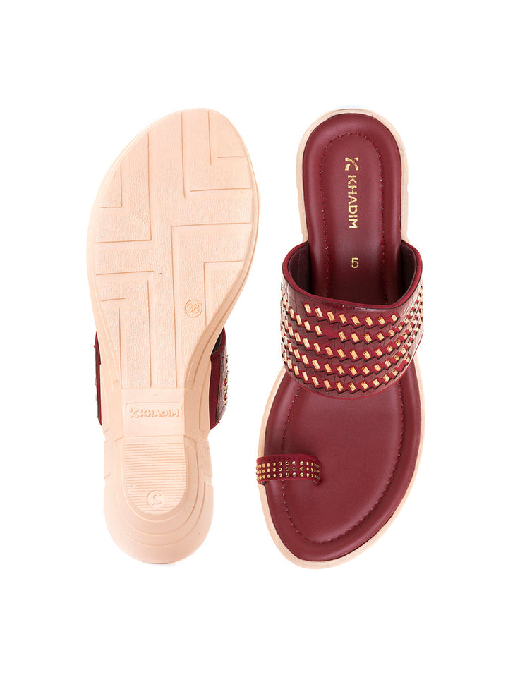 Khadim Wedge Heel Slip On Sandal for Women