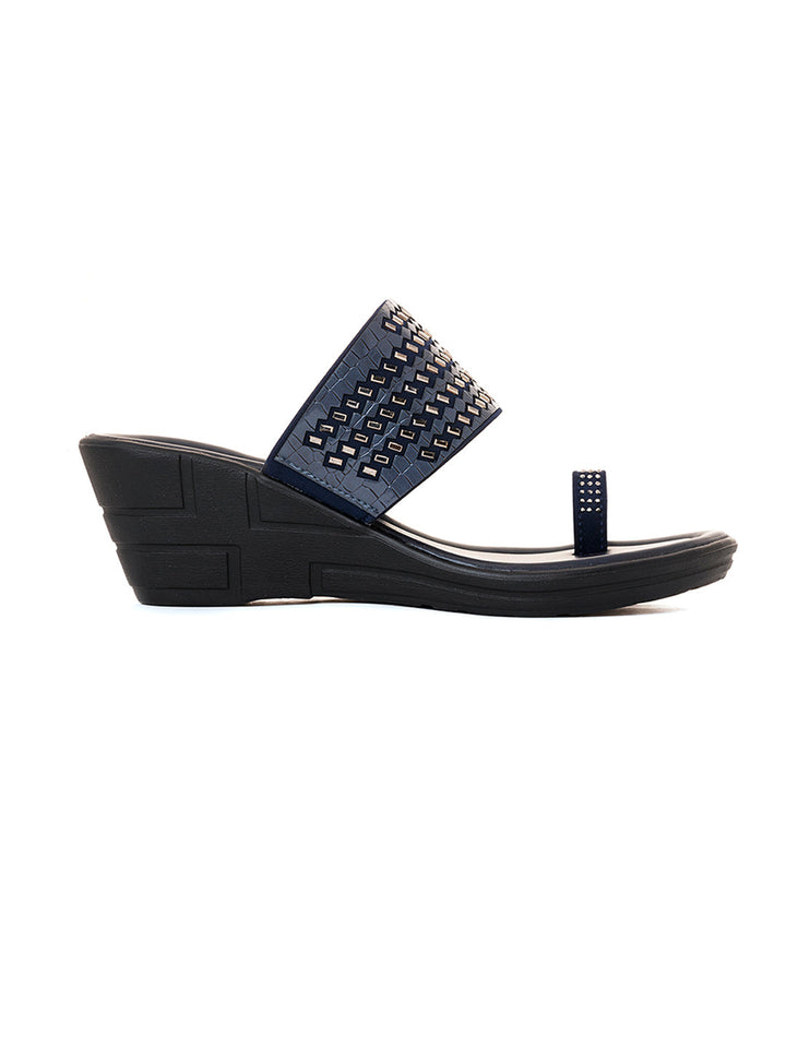 Khadim Wedge Heel Slip On Sandal for Women