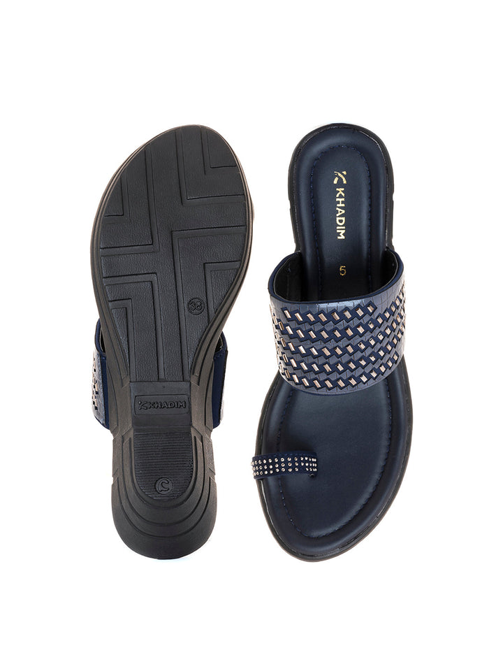 Khadim Wedge Heel Slip On Sandal for Women