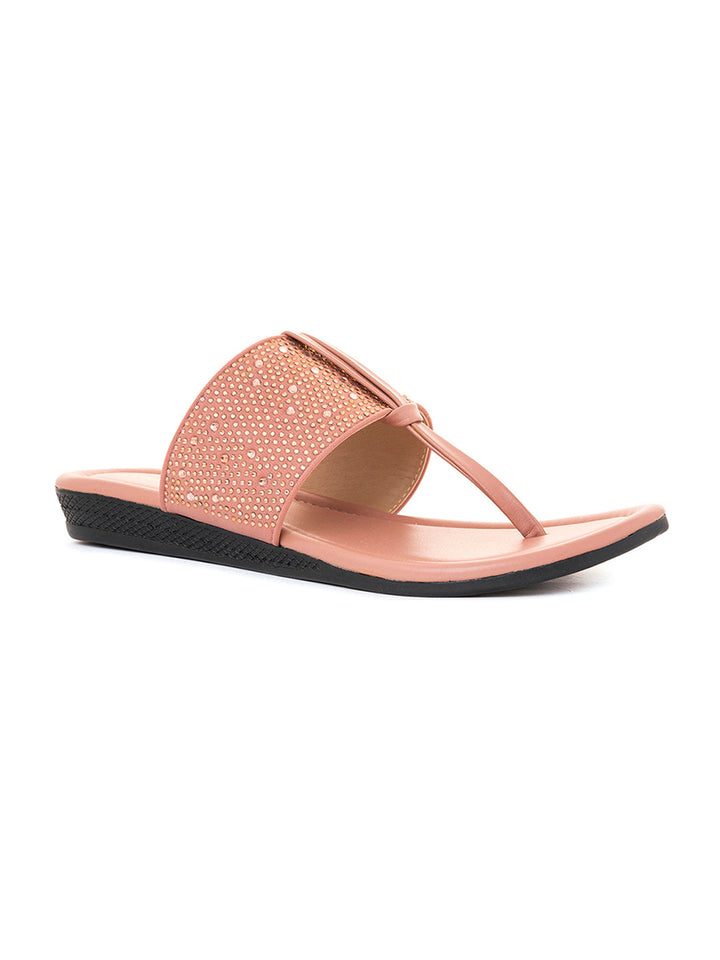Khadim Flat Slip On Sandal for Women