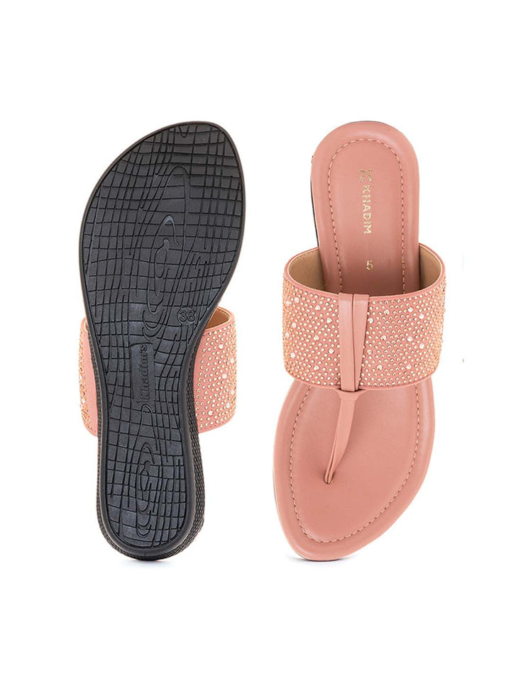 Khadim Flat Slip On Sandal for Women