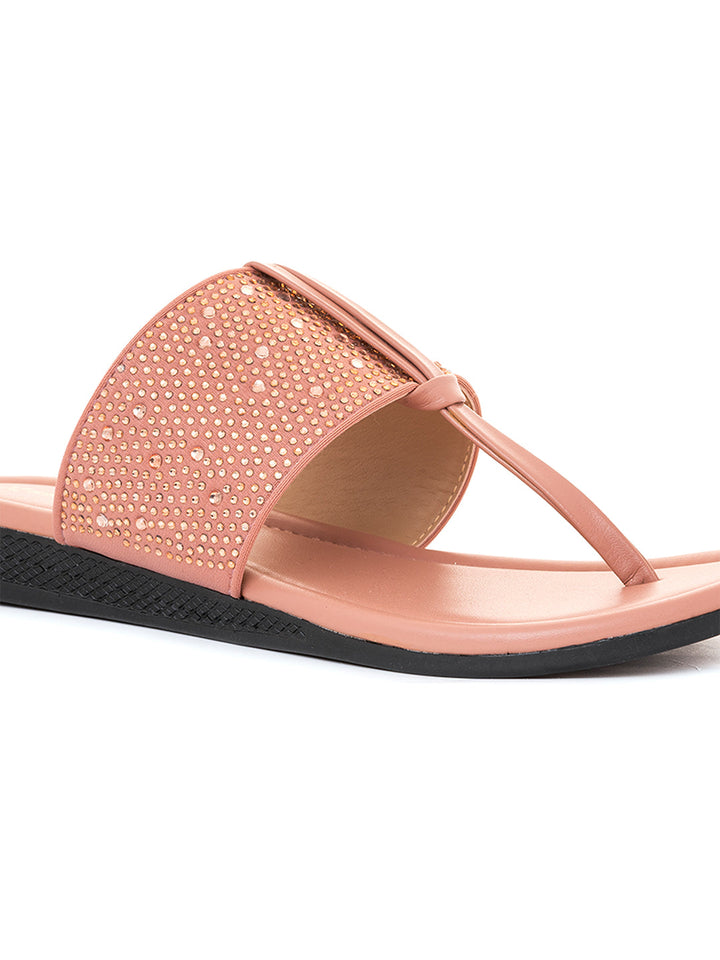 Khadim Flat Slip On Sandal for Women