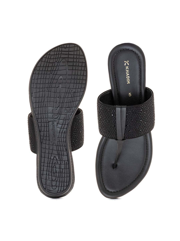 Khadim Flat Slip On Sandal for Women