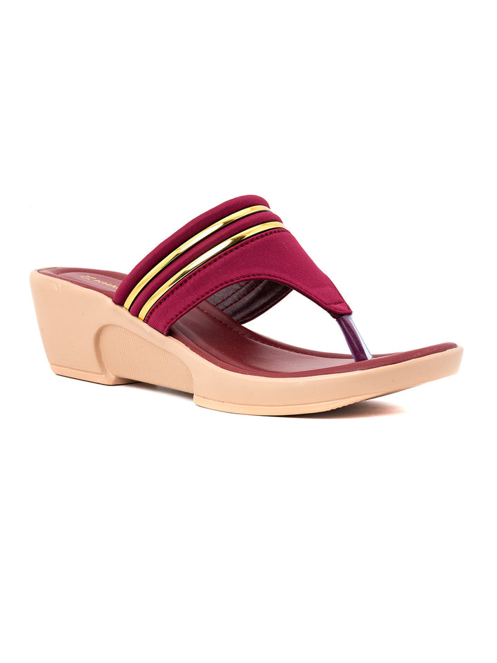 Khadim Wedge Heel Slip On Sandal for Women