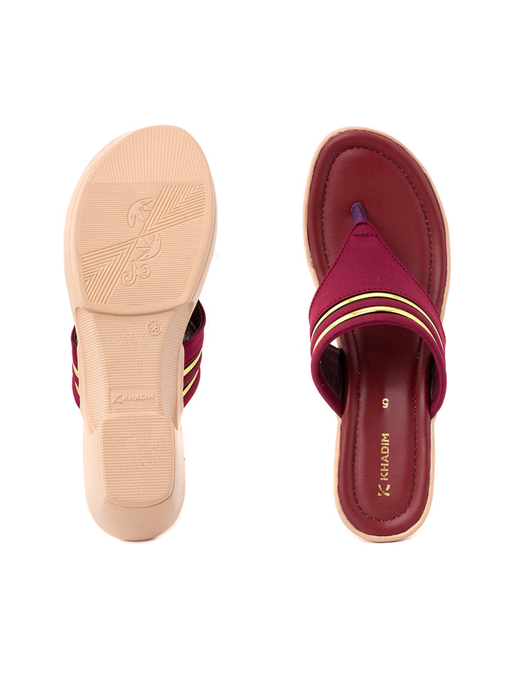 Khadim Wedge Heel Slip On Sandal for Women