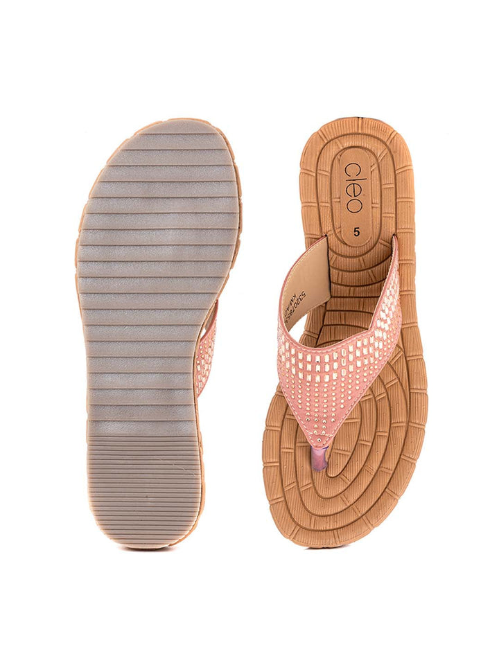 Khadim Cleo Flat Slip On Sandal for Women
