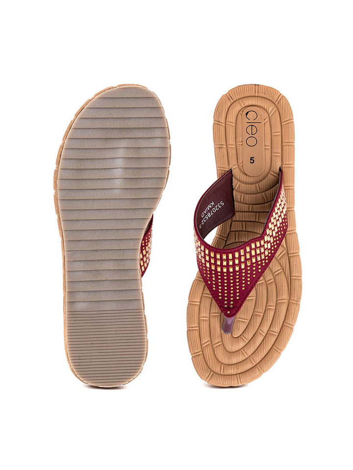 Khadim Cleo Flat Slip On Sandal for Women