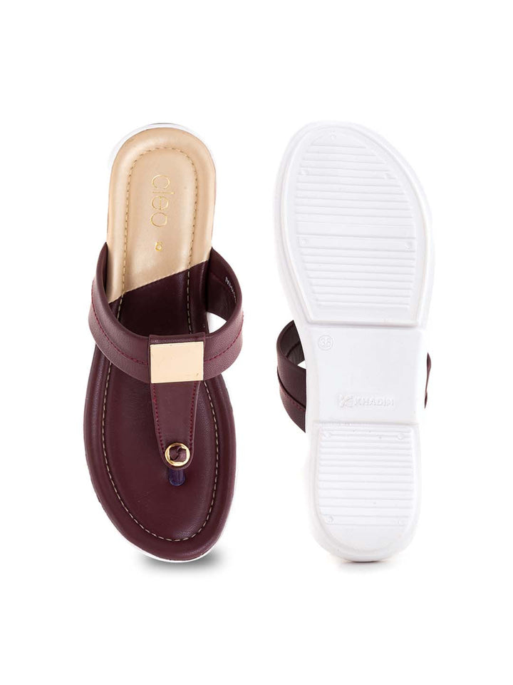 Khadim Cleo Flat Slip On Sandal for Women