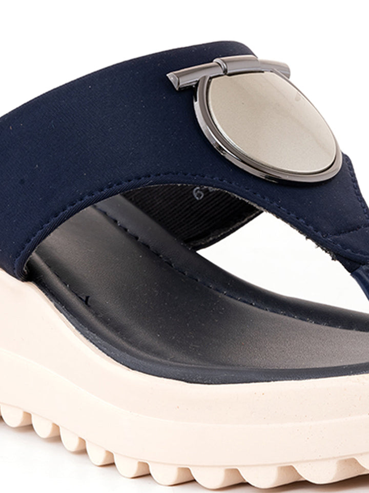 Khadim Cleo Wedge Heel Slip On Sandal for Women