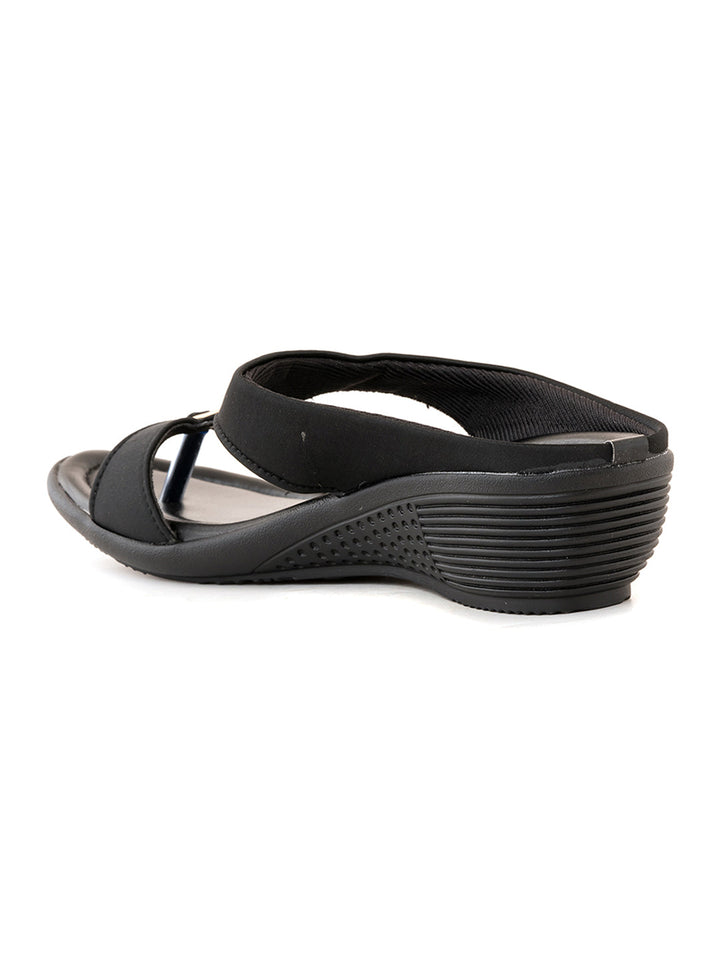 Khadim Wedge Heel Mule Slip On Sandal for Women