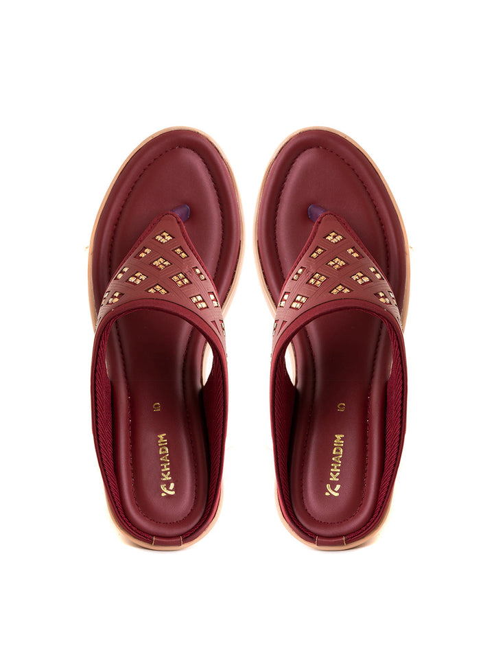 Khadim High Heel Cone Slip On Sandal for Women