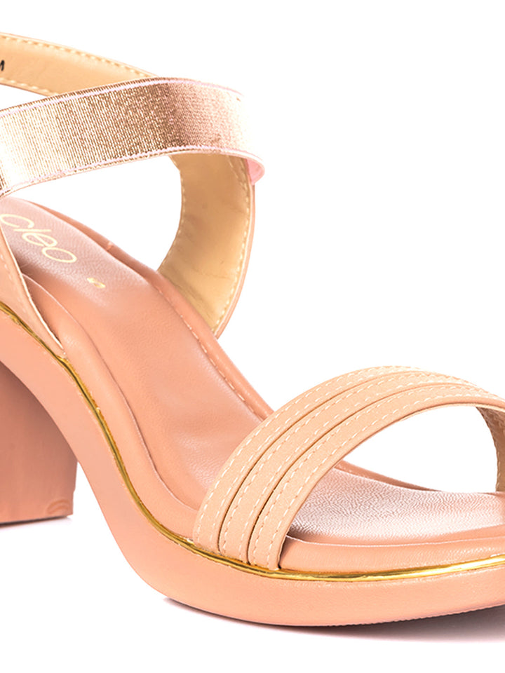 KHADIM Cleo High Heel Block Slingback Sandal for Women