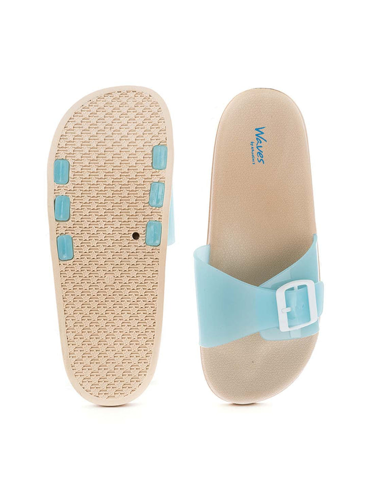 Khadim Waves Washable Mule Slide Slippers for Women