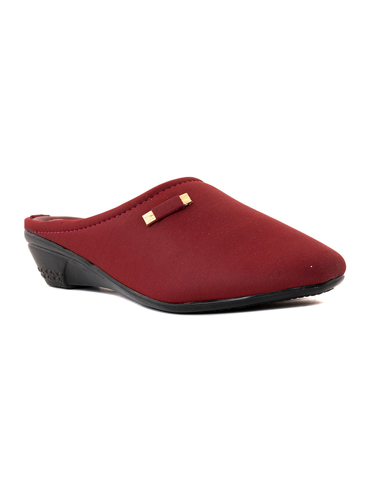 Khadim Wedge Heel Mule Slip On Sandal for Women