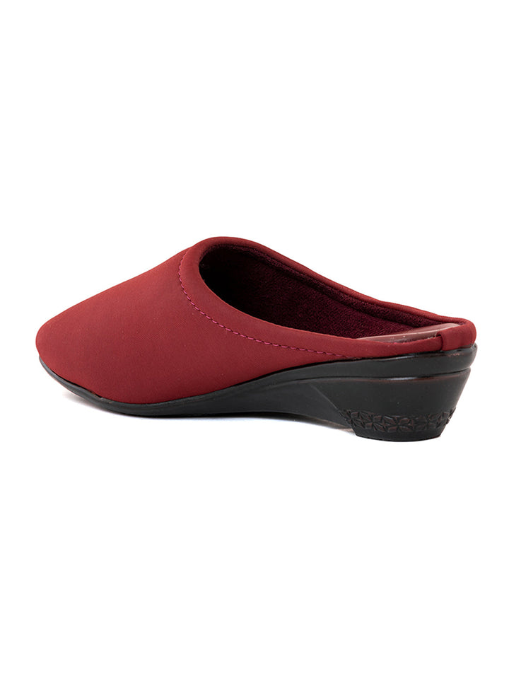 Khadim Wedge Heel Mule Slip On Sandal for Women