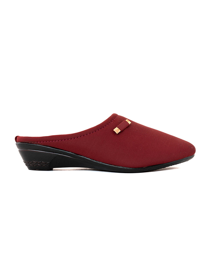 Khadim Wedge Heel Mule Slip On Sandal for Women
