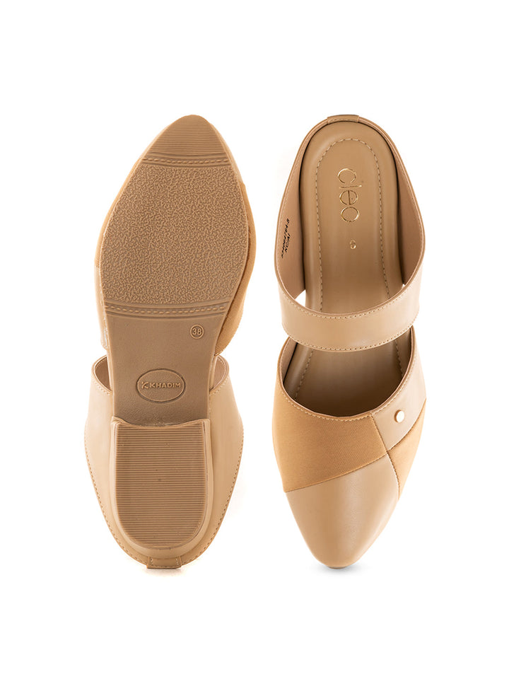 Khadim Cleo Flat Mule Slip On Sandal for Women