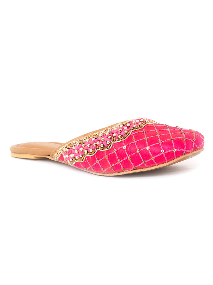 Khadim Flat Mule Slip On Sandal for Women