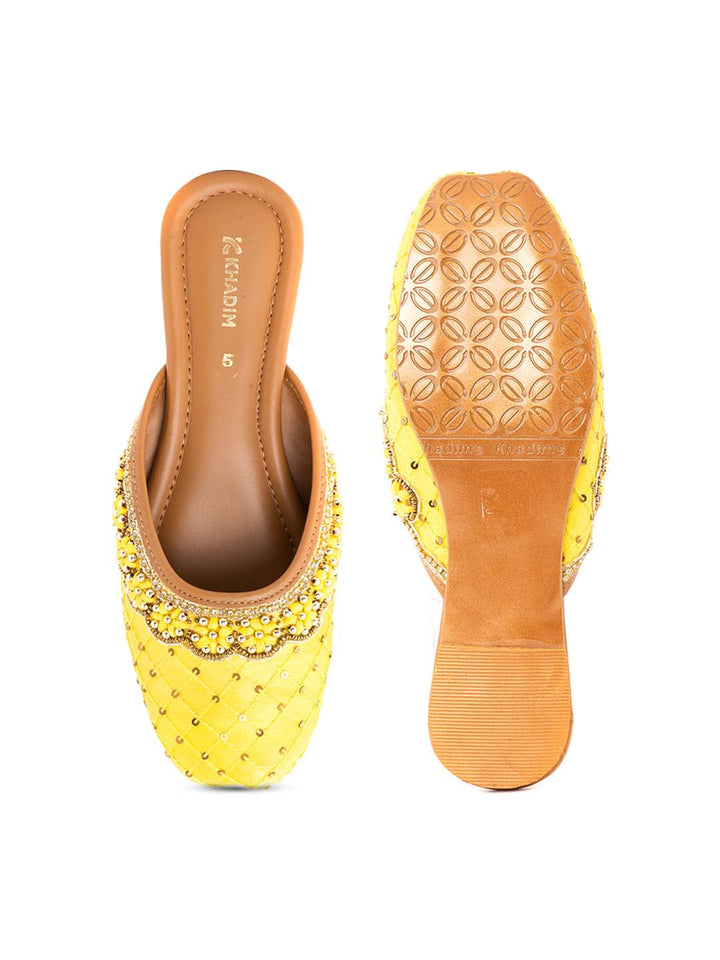Khadim Flat Mule Slip On Sandal for Women