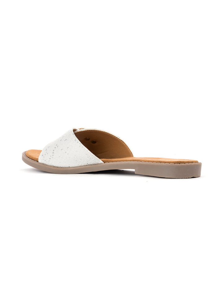 Khadim Cleo Flat Mule Slide Sandal for Women