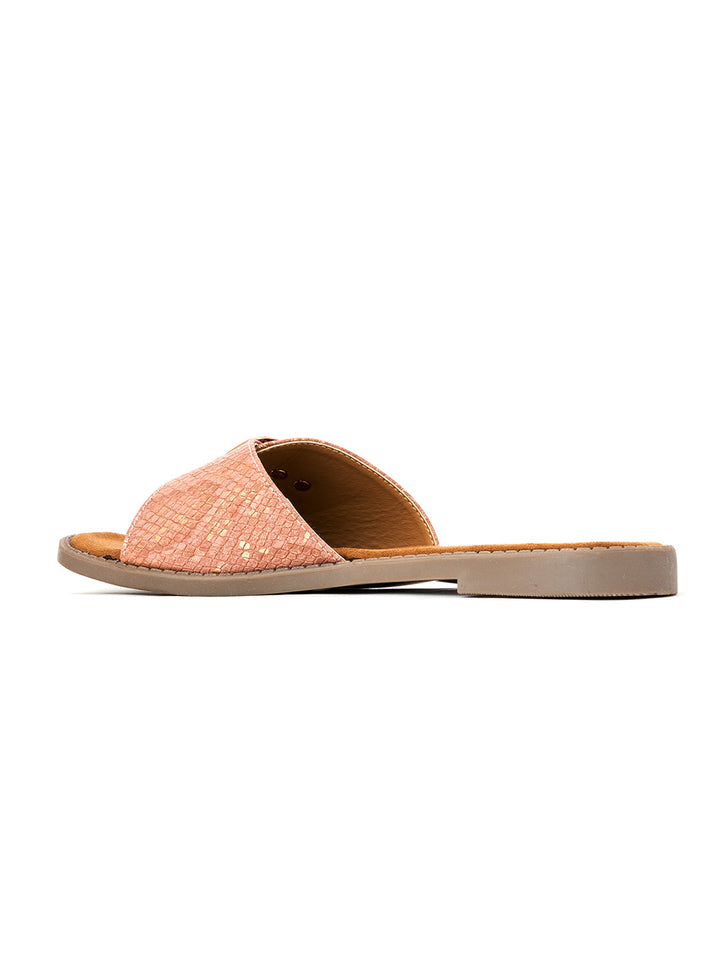 Khadim Cleo Flat Mule Slide Sandal for Women