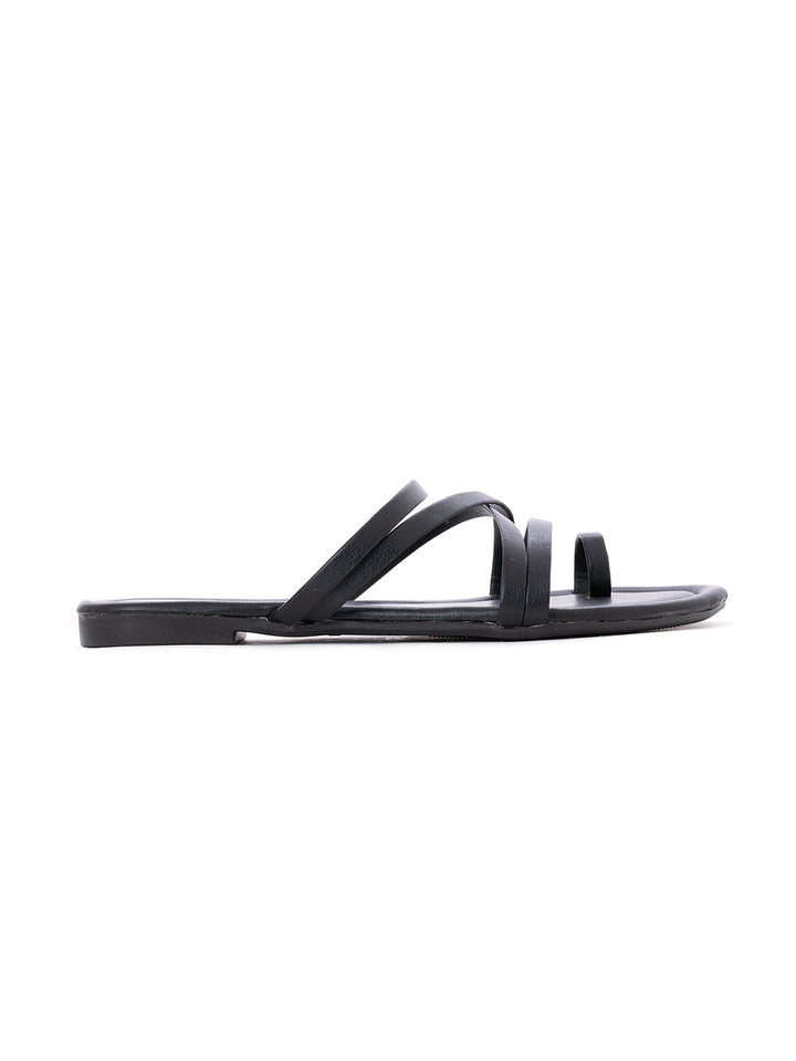 Khadim Flat Slip On Strappy Sandal for Women