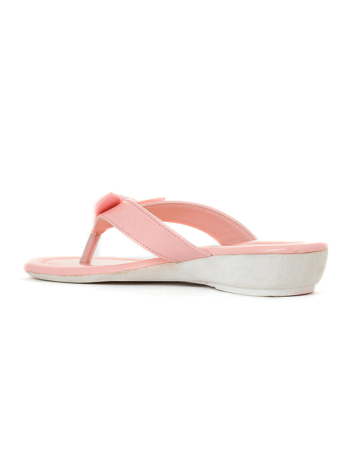 Khadim Adrianna Wedge Heel Slip On Sandal for Girls - 4.5-12 yrs