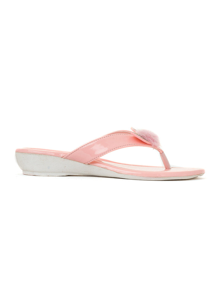 Khadim Adrianna Wedge Heel Slip On Sandal for Girls - 4.5-12 yrs