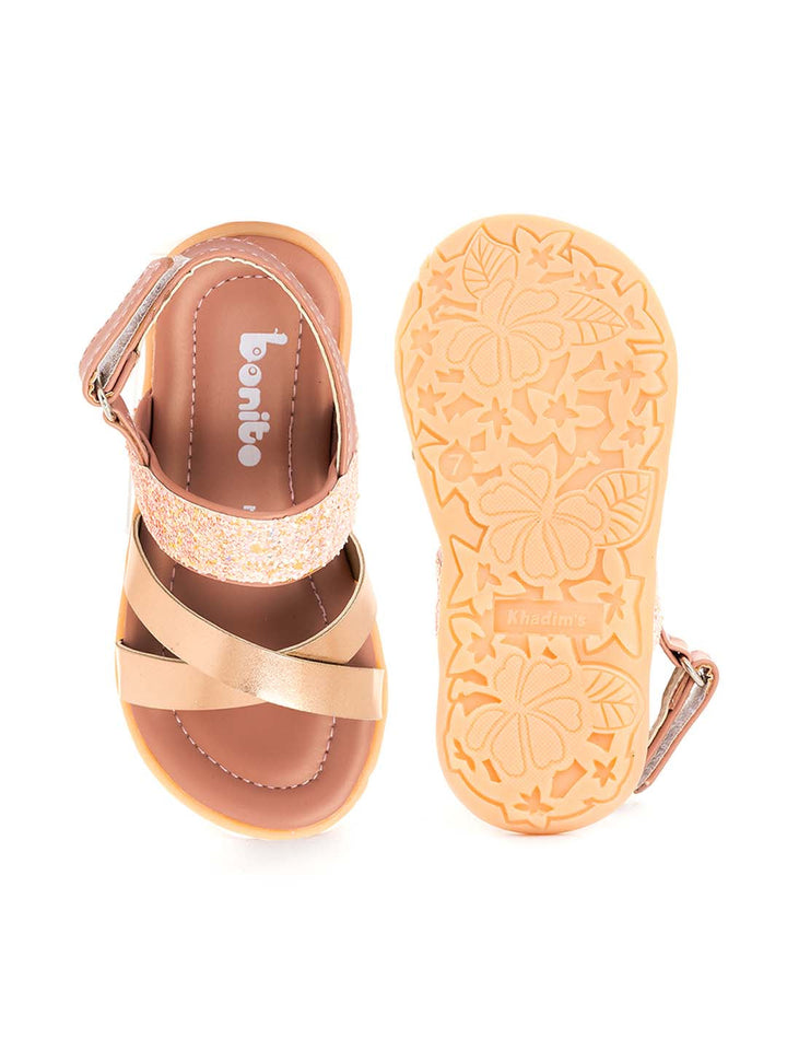 Khadim Bonito Flat Sandal for Baby Girls - 2-4.5 yrs