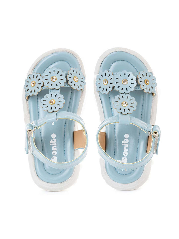 Khadim Bonito Flat Sandal for Baby Girls - 2-4.5 yrs