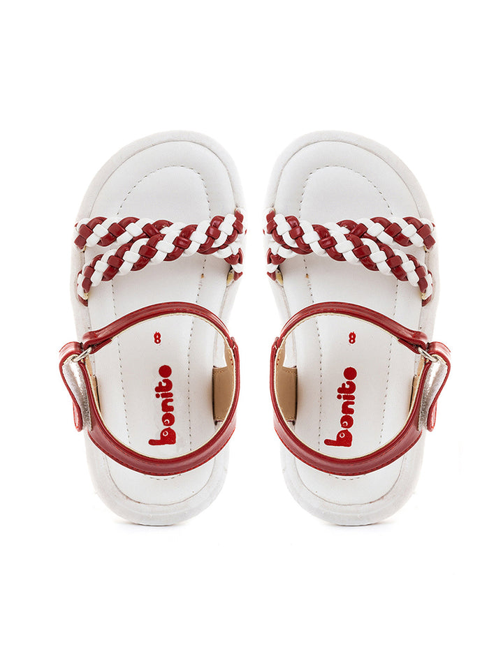 Khadim Bonito Flat Sandal for Baby Girls - 2-4.5 yrs