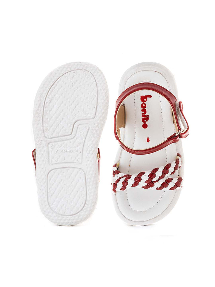 Khadim Bonito Flat Sandal for Baby Girls - 2-4.5 yrs