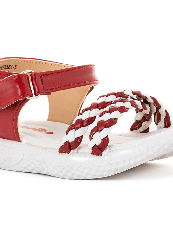 Khadim Bonito Flat Sandal for Baby Girls - 2-4.5 yrs