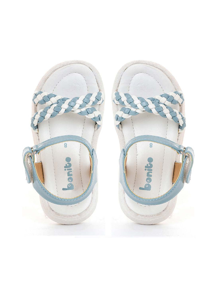 Khadim Bonito Flat Sandal for Baby Girls - 2-4.5 yrs