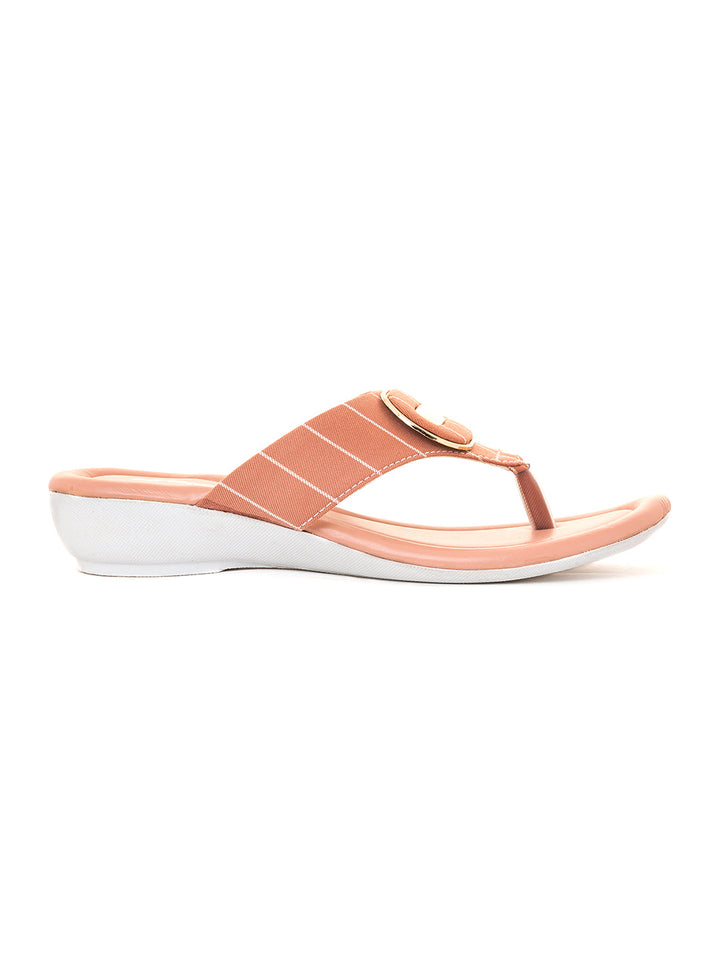 Khadim Adrianna Wedge Heel Slip On Sandal for Girls - 4.5-12 yrs