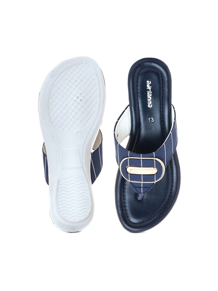 Khadim Adrianna Wedge Heel Slip On Sandal for Girls - 4.5-12 yrs