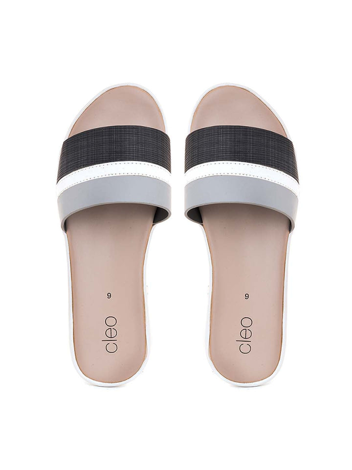 Khadim Cleo Flat Mule Slide Sandal for Women