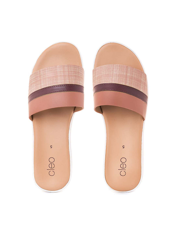 Khadim Cleo Flat Mule Slide Sandal for Women