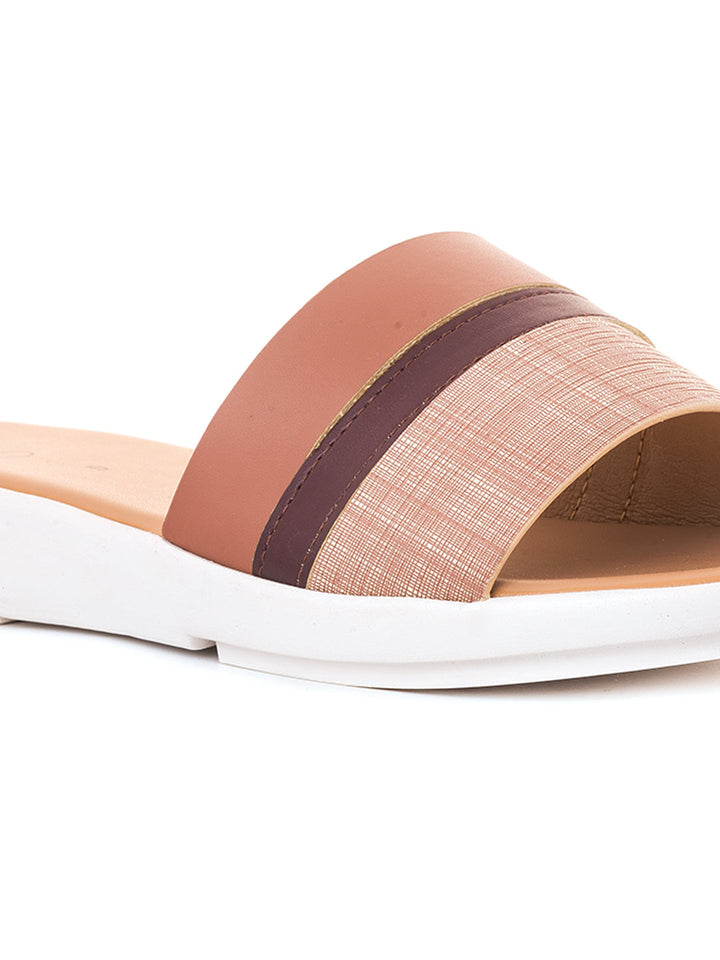 Khadim Cleo Flat Mule Slide Sandal for Women